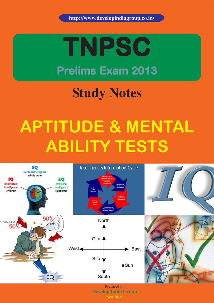 TNPSC APTITUDE & MENTAL ABILITY TESTS